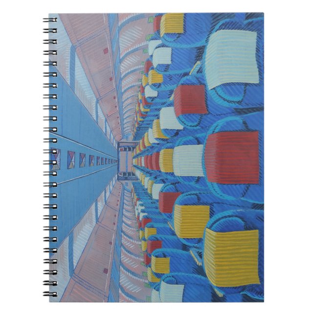 Caderno Espiral Lugares de avião (por Gregorio Undurraga) (Frente)