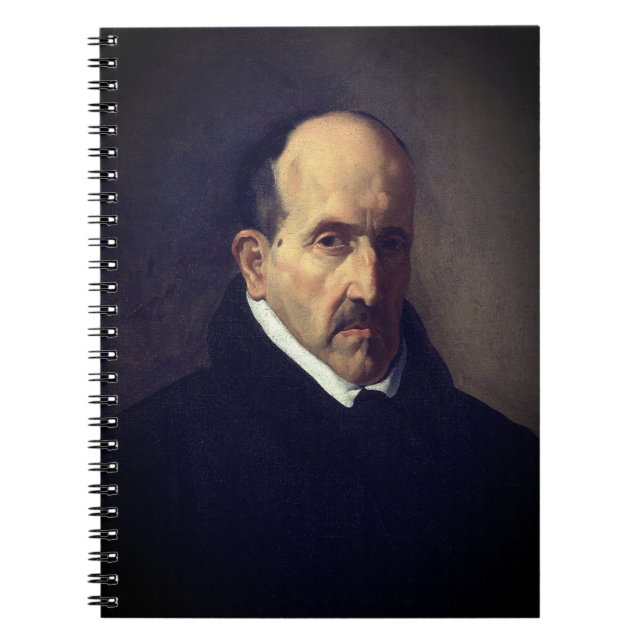 Caderno Espiral Luis de Góngora (retrato) (Frente)