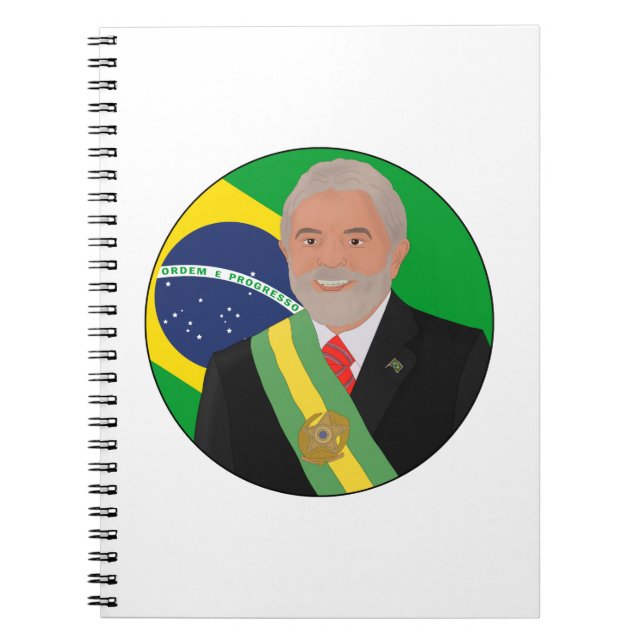 Caderno Espiral Lula Brasil (Frente)