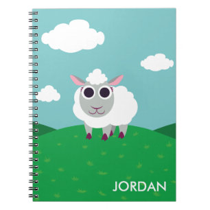 Caderno Espiral Lulu os carneiros