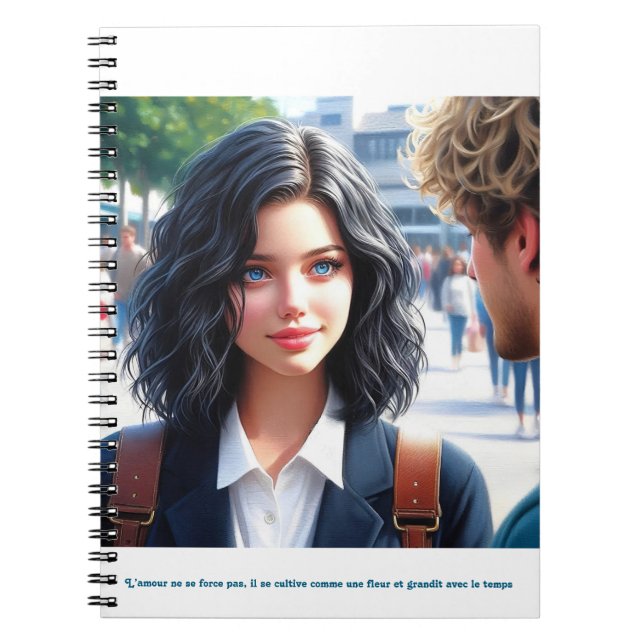 Caderno Espiral  - Lumière sur toi (Frente)