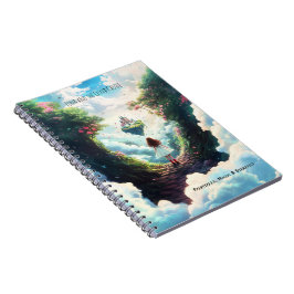 Caderno Espiral Luna e o Castelo da Nuvem - Notebook Encantado