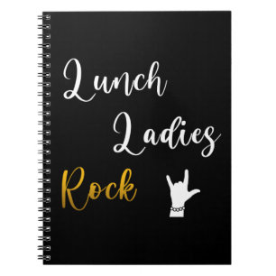 Caderno Espiral Lunch Ladies Rock