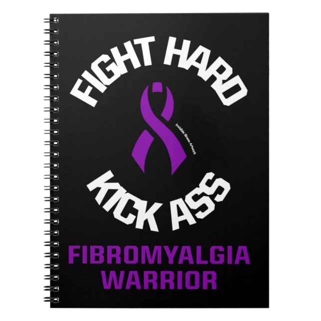 Caderno Espiral Lutar contra o Duro...Fibro (Frente)
