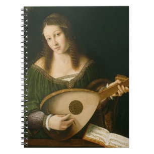 Caderno Espiral Lute Player