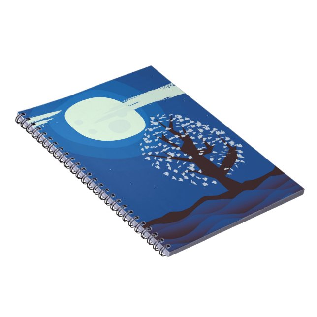 Caderno Espiral luz da lua (Lado Direito)