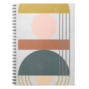 Caderno Espiral Luz de Verão Geométrica III