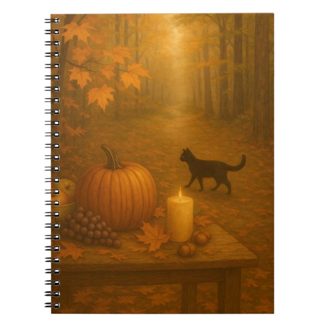 Caderno Espiral Luz sussurrante (Frente)