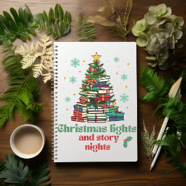 Caderno Espiral Luzes de Natal e Noites de História