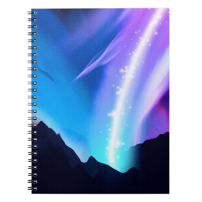 Caderno Espiral Luzes do Norte (Frente)