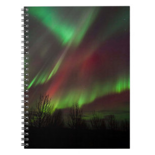 Caderno Espiral Luzes do norte   Escandinávia, Islândia