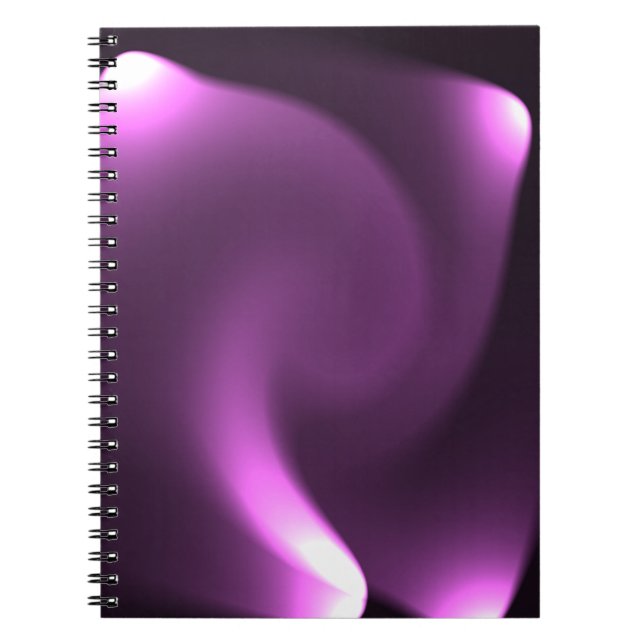 Caderno Espiral Luzes Rojxas Giratórias (Frente)