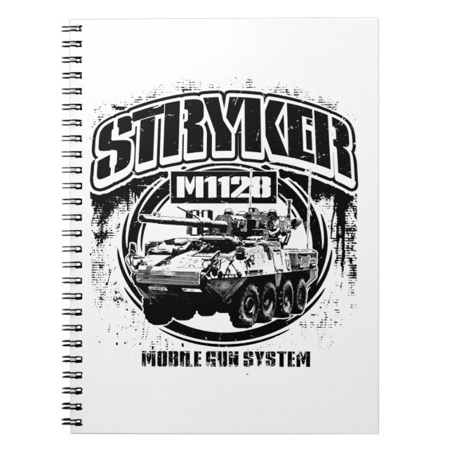 Caderno Espiral M1128 Stryker Mobile Gun System (Frente)
