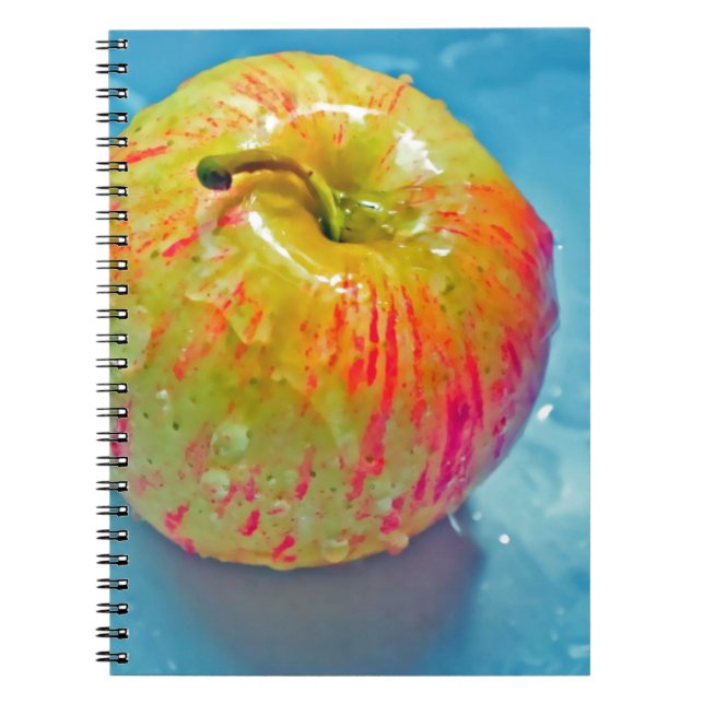 Caderno Espiral Maçã Brilhante (Frente)