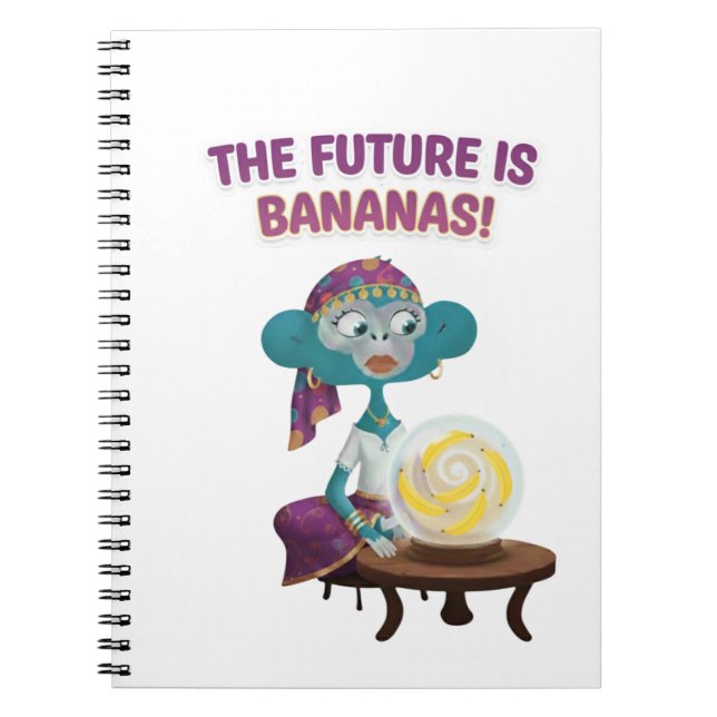 Caderno Espiral Macaco adivinho (Frente)