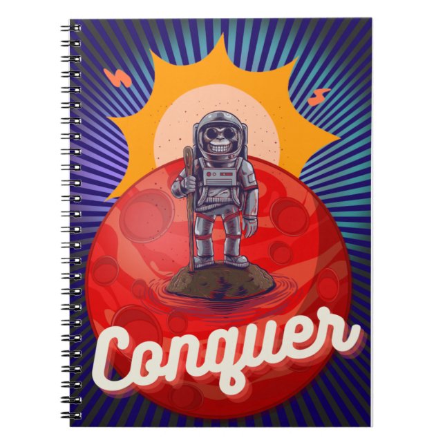 Caderno Espiral Macaco conquistador (Frente)