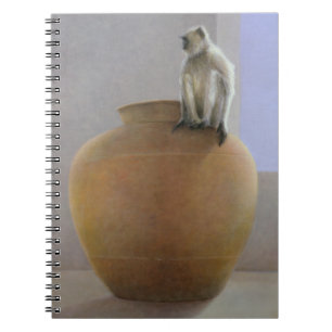 Caderno Espiral Macaco do templo