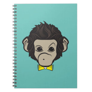 Caderno Espiral macaco identica