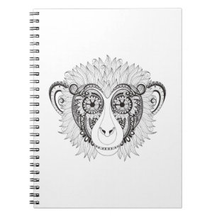 Caderno Espiral Macaco inspirado