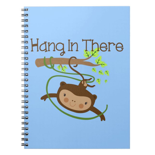 Caderno Espiral Macaco preso lá (Frente)