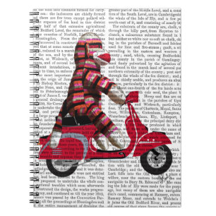 Caderno Espiral Macaco Sock no Moped