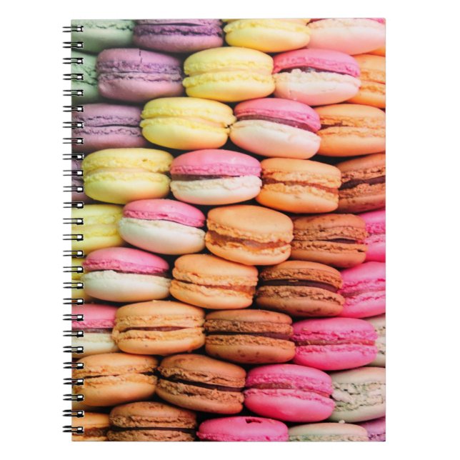 Caderno Espiral Macarons Coloridos (Frente)
