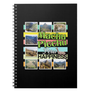 Caderno Espiral Machu Picchu Peru Felicidade