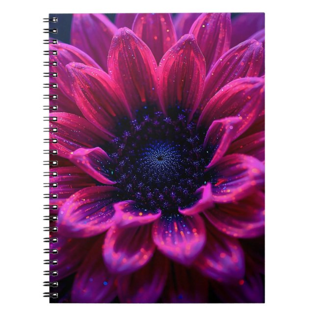Caderno Espiral Macro Fuchsia Nebula (Frente)