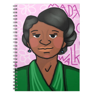Caderno Espiral Madame C. J. Walker