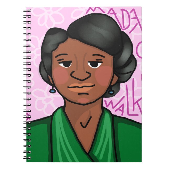 Caderno Espiral Madame C. J. Walker (Frente)