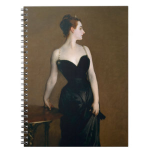 Caderno Espiral Madame X por John Singer Sargent