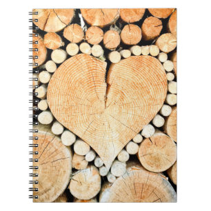Caderno Espiral Madeira-boi lenha
