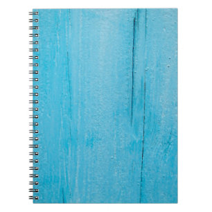 Caderno Espiral Madeira de textura de fundo azul