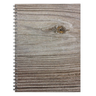 Caderno Espiral Madeira envelhecida