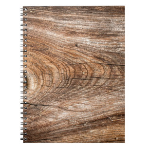 Caderno Espiral Madeira sólida de textura em árvore