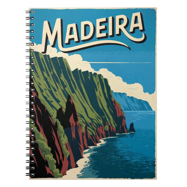 Caderno Espiral Madeira Vintage (Frente)