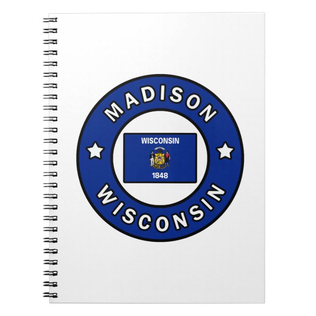 Caderno Espiral Madison Wisconsin (Frente)
