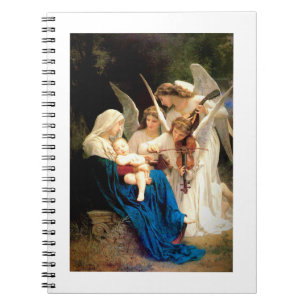 Caderno Espiral Madonna e Criança... DIÁRIO