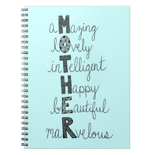 CADERNO ESPIRAL MÃE