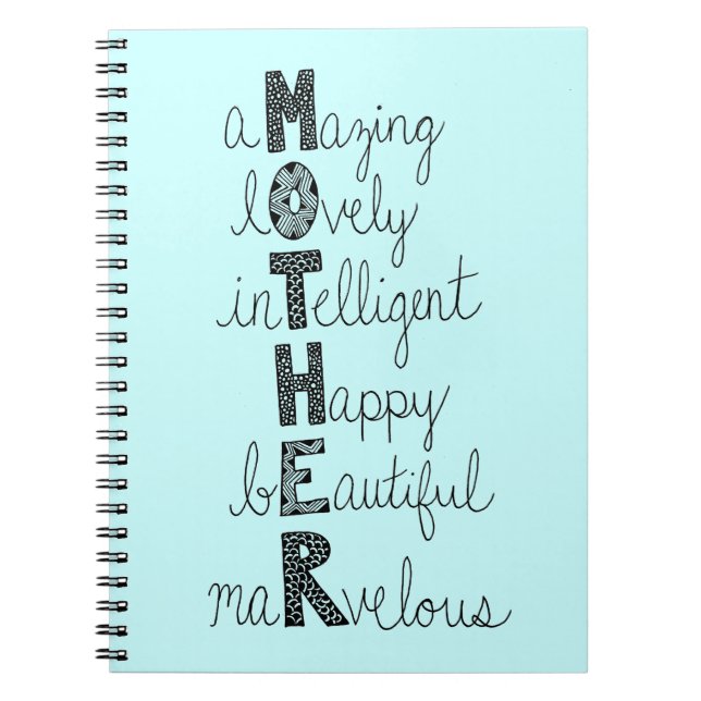 CADERNO ESPIRAL MÃE (Frente)