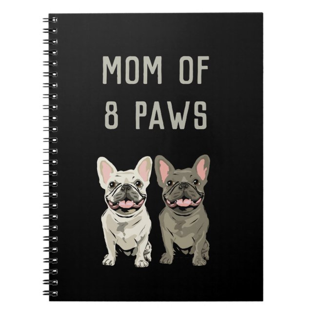 Caderno Espiral Mãe de 8 patas (Frente)
