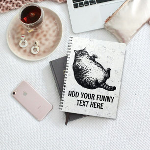 Caderno Espiral Mãe de Gato Eu Sou Mas Pele e Ossos Para Amante de