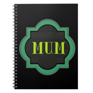 Caderno Espiral Mãe decorativa
