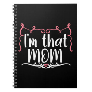 Caderno Espiral Mãe Deu Que Sou Aquela Mãe
