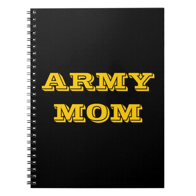 Caderno Espiral Mãe do Exército do Notebook (Frente)