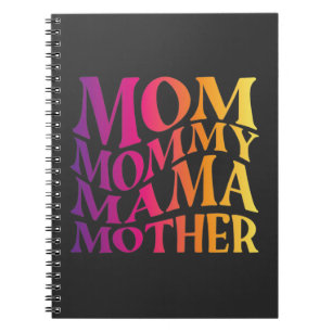 Caderno Espiral mãe mãe mãe