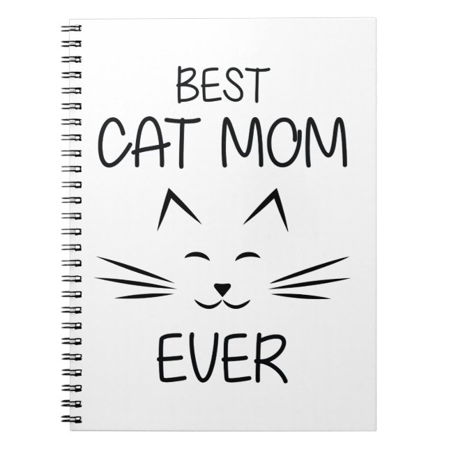 Caderno Espiral Mãe - Melhor Gato Mãe de Sempre (Frente)