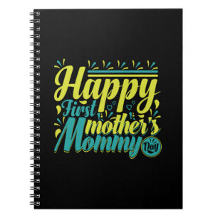 Caderno Espiral Mãe presente feliz dia da primeira Mamãe