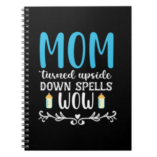 Caderno Espiral Mãe Presente Que A Mãe Se Tornou Uau