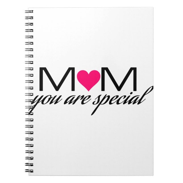 Caderno Espiral Mãe, você é um notebook especial (Frente)